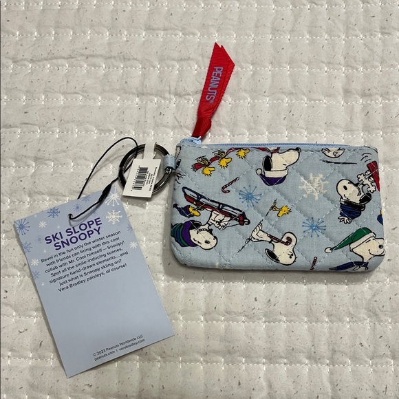 Vera Bradley Peanuts Snoopy Card Holder - Light Blue - Picture 2 of 3